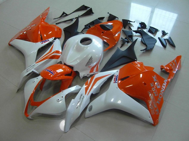 Billige Orange Perl Weiß CBR 600 RR 2009-2012 Motorrad Verkleidungen