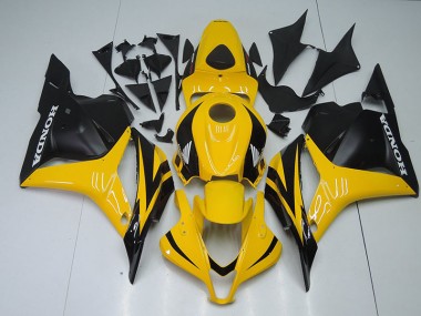 Billige Gelb Schwarz CBR 600 RR 2009-2012 Motorrad Verkleidungen