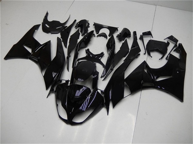 Billige Glänzend Schwarz ZX6R 2009-2012 Motorrad Verkleidungen Billige Glänzend Schwarz ZX6R 2009-2012 Motorrad Verkleidungen