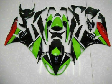 Billige Schwarz Grün Rot ZX6R 2009-2012 Motorrad Verkleidungen