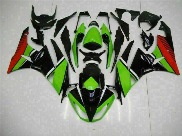 Billige Schwarz Grün Rot ZX6R 2009-2012 Motorrad Verkleidungen Billige Schwarz Grün Rot ZX6R 2009-2012 Motorrad Verkleidungen