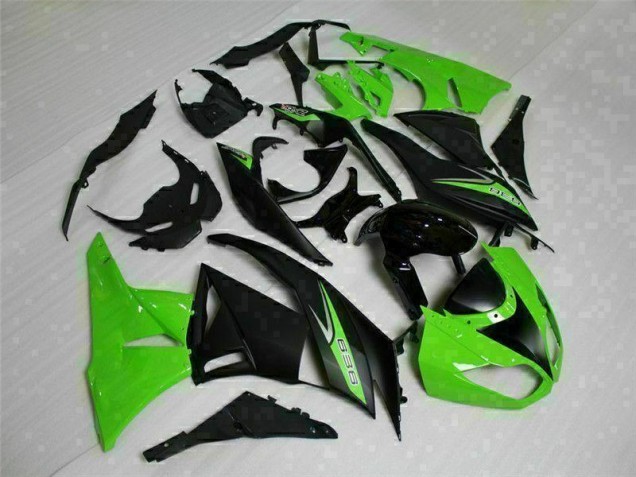 Billige Schwarz Grün 636 ZX6R 2009-2012 Motorrad Verkleidungen Billige Schwarz Grün 636 ZX6R 2009-2012 Motorrad Verkleidungen