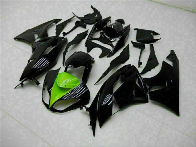 Billige Schwarz Grün ZX6R 2009-2012 Motorrad Verkleidung Billige Schwarz Grün ZX6R 2009-2012 Motorrad Verkleidung