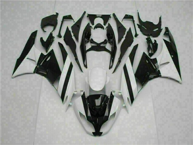 Billige Weiß Schwarz ZX6R 2009-2012 Motorrad Verkleidungen Billige Weiß Schwarz ZX6R 2009-2012 Motorrad Verkleidungen