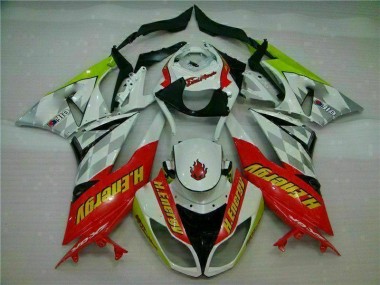 Billige Weiß Rot H. Energy ZX6R 2009-2012 Motorrad Verkleidungen