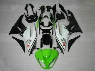 Billige Grün Schwarz Weiß 25 ZX6R 2009-2012 Motorrad Verkleidungen