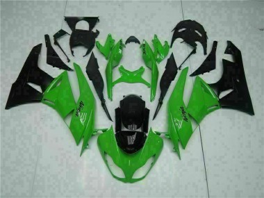 Billige Schwarz Grün ZX6R 2009-2012 Motorrad Verkleidungen & Plastik