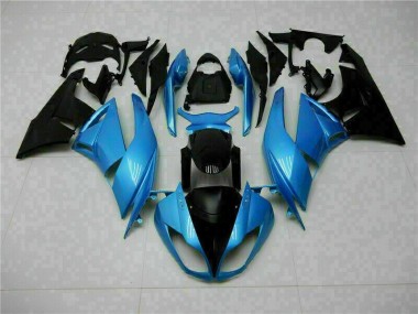 Billige Blau Schwarz ZX6R 2009-2012 Motorrad Verkleidungen