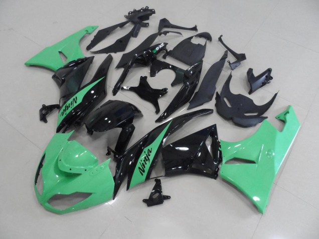 Billige Metallic Grün ZX6R 2009-2012 Motorrad Verkleidungen