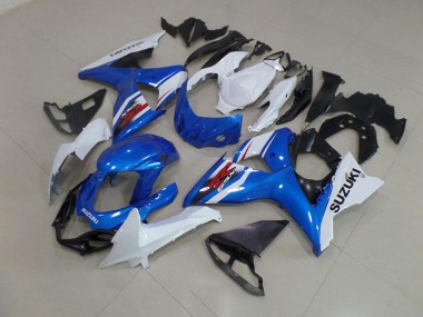 Billige Blau Weiß GSXR 1000 K9 2009-2016 Motor Verkleidung