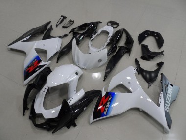 Billige Weiß Silber GSXR 1000 K9 2009-2016 Motorrad Verkleidungen