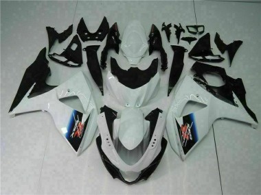 Billige Weiß Schwarz GSXR 1000 K9 2009-2016 Motorrad Vollverkleidung