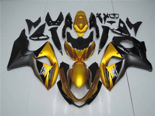 Billige Gold Schwarz GSXR 1000 K9 2009-2016 Motorrad Verkleidungen Billige Gold Schwarz GSXR 1000 K9 2009-2016 Motorrad Verkleidungen