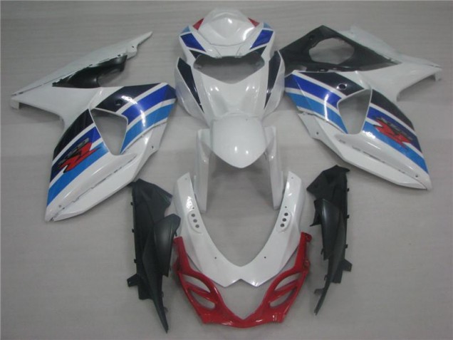 Billige Weiß Blau GSXR 1000 K9 2009-2016 Motorrad Verkleidungen Billige Weiß Blau GSXR 1000 K9 2009-2016 Motorrad Verkleidungen