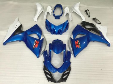 Billige Blau Weiß GSXR 1000 K9 2009-2016 Motorrad Verkleidung & Plastik
