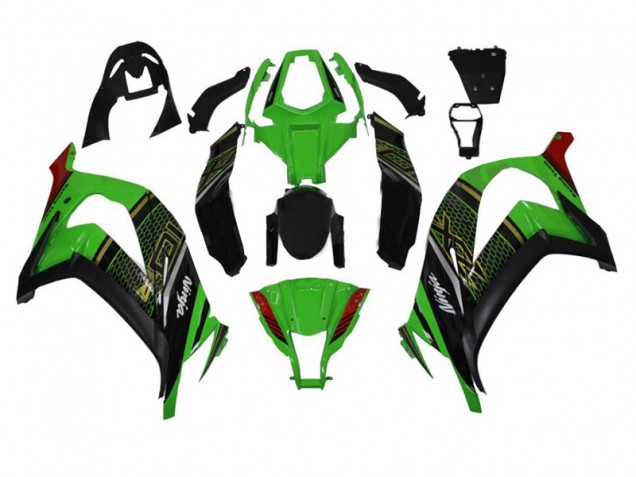 Billige Grün Schwarz ZX10R 2011-2015 Motorrad Verkleidungen Billige Grün Schwarz ZX10R 2011-2015 Motorrad Verkleidungen