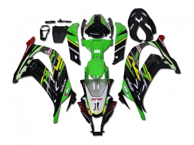 Billige Grün Schwarz ZX10R 2011-2015 Motorrad Verkleidung Billige Grün Schwarz ZX10R 2011-2015 Motorrad Verkleidung