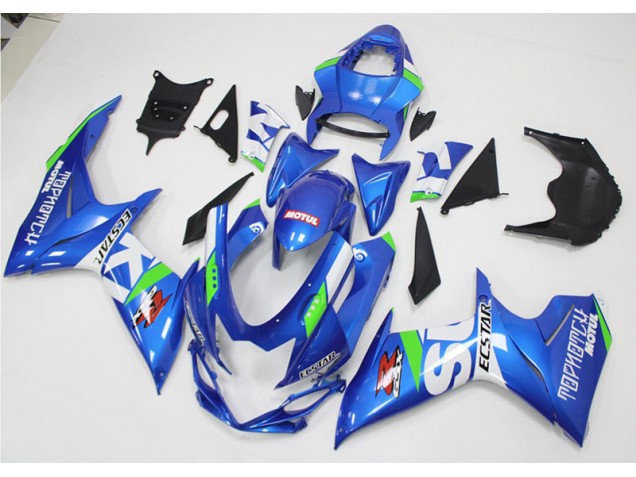 Billige Blau Weiß Grün GSXR 600 / 750 K11 2011-2024 Motorrad Verkleidungen Billige Blau Weiß Grün GSXR 600 / 750 K11 2011-2024 Motorrad Verkleidungen