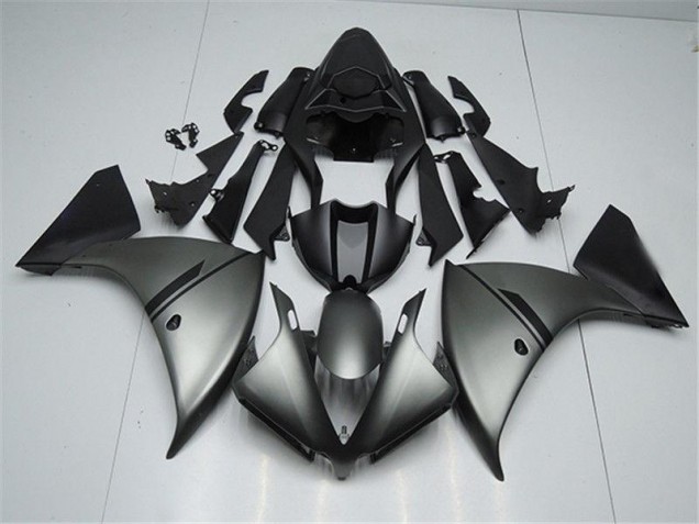 Billige Mattgrauschwarz R1 2012-2014 Motorrad Verkleidungen