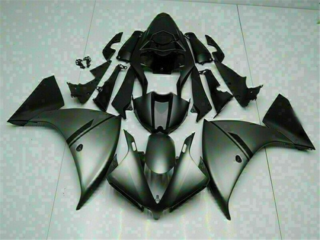 Billige Grau Schwarz R1 2012-2014 Motorrad Verkleidungen Billige Grau Schwarz R1 2012-2014 Motorrad Verkleidungen