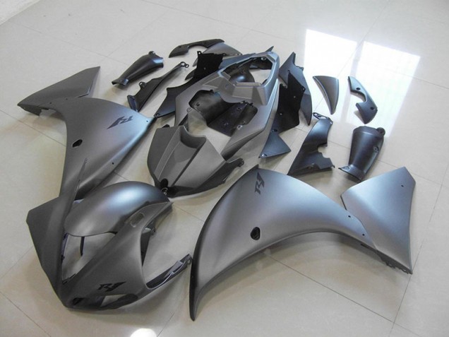 Billige Dunkel grau R1 2012-2014 Motorrad Verkleidungen Billige Dunkel grau R1 2012-2014 Motorrad Verkleidungen