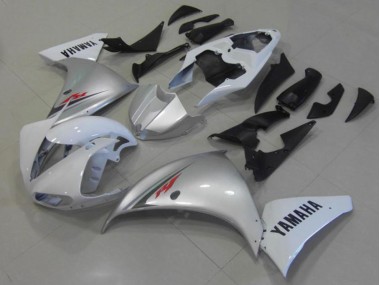 Billige Weiß Silber R1 2012-2014 Motorrad Verkleidungen