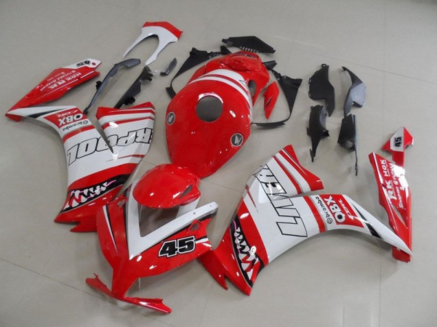 Billige Rot Liverpool 45 CBR 1000 RR 2012-2016 Motorrad Verkleidungen Billige Rot Liverpool 45 CBR 1000 RR 2012-2016 Motorrad Verkleidungen