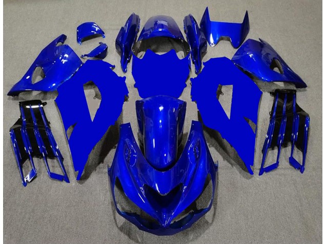 Billige Blau Schwarz ZX14R ZZR 1400 2012-2021 Motorrad Verkleidungen