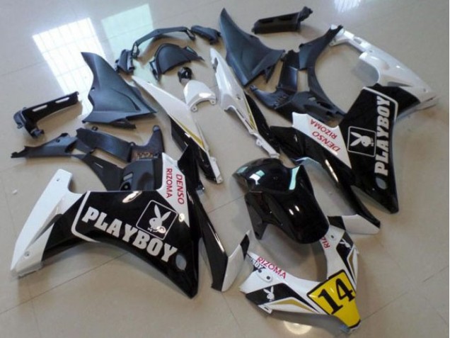 Billige Schwarz Playboy 14 CBR 500 RR 2013-2015 Motorrad Verkleidungen Billige Schwarz Playboy 14 CBR 500 RR 2013-2015 Motorrad Verkleidungen