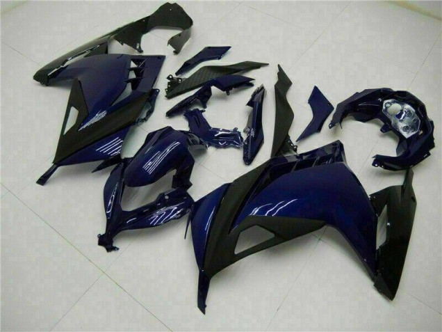 Billige Blau Schwarz EX300 2013-2016 Motorrad Verkleidungen Billige Blau Schwarz EX300 2013-2016 Motorrad Verkleidungen