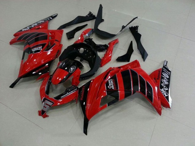 Billige Rot Schwarz Airfore ZX 300R 2013-2016 Motorrad Verkleidungen