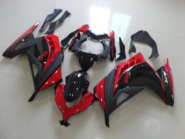Billige Rot Schwarz ZX 300R 2013-2016 Motorrad Verkleidungen Billige Rot Schwarz ZX 300R 2013-2016 Motorrad Verkleidungen