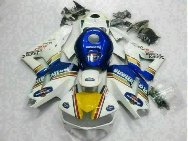 Billige Weiß Blau CBR 600 RR 2013-2023 Motorrad Verkleidungen