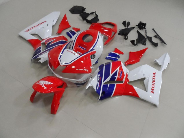 Billige Rot Weiß Blau HRC CBR 600 RR 2013-2023 Motorrad Verkleidungen