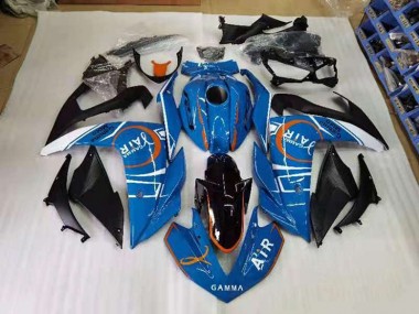 Billige Blau und Weiß R3 2015-2022 Motorrad Verkleidungen