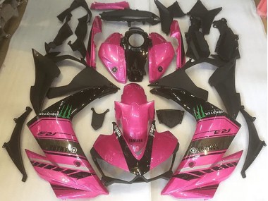 Billige Rosa und Schwarz R3 2015-2022 Motorrad Verkleidungen