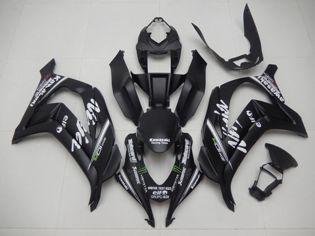 Billige Schwarz Racing Team Ninja ZX10R 2016-2019 Motorrad Verkleidungen Billige Schwarz Racing Team Ninja ZX10R 2016-2019 Motorrad Verkleidungen