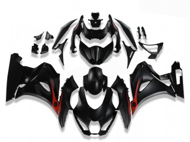 Billige Schwarz Rot GSXR 1000 2017-2023 Motorrad Verkleidungen