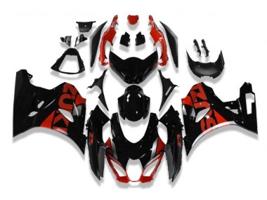 Billige Schwarz Rot GSXR 1000 2017-2023 Motorrad Verkleidung