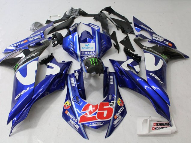 Billige Movistar R6 2017-2023 Motorrad Verkleidungen