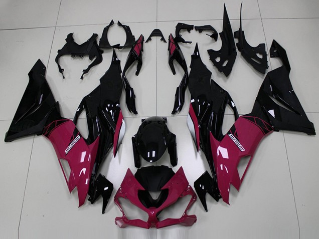 Billige Rosa Schwarz ZX6R 2019-2023 Motorrad Verkleidungen